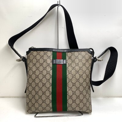 グッチ GUCCI メッセンジャーバック ショルダーバック シェリーライン PVC GGスプリーム.jpg